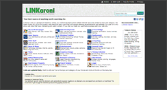 Desktop Screenshot of linkaroni.com